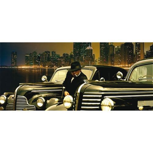 AG ART Chicago Gangsters, photo murale intissée, 202 x 90 cm, 1 part