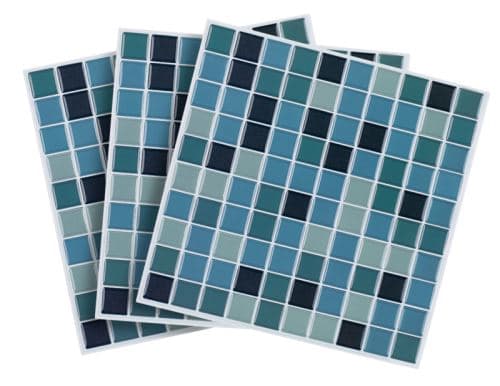 Mosaïque autocollante pour carrelage "Aqua"