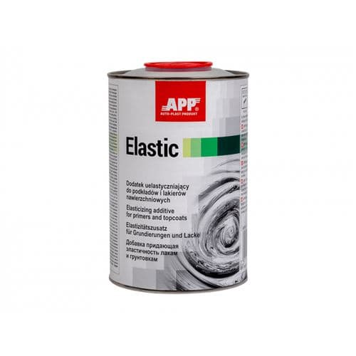 Additif - Bi composant - Elastifiant - Pour peinture et vernis auto - Incolore - APP Elastic - 1L