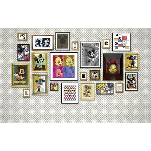 KOMAR Papier Peint intissé panoramique Mickey Art Collection Disney vue dans des cadres 400X250CM