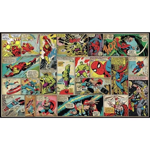 MY AGENCIES Papier peint panoramique encollé Marvel comics - 320 cm x 182.88 cm