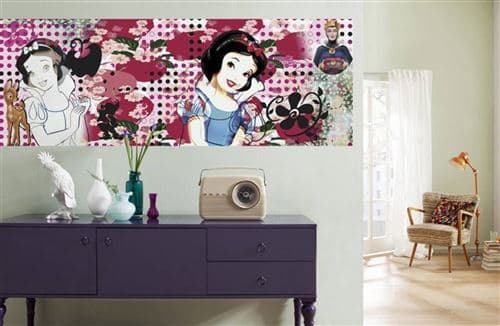 Papier Peint - Charming Snow White 202x73cm - Papier,