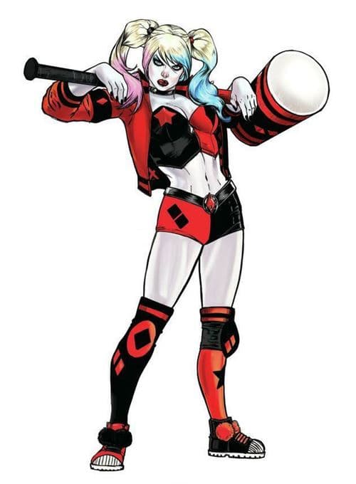 RoomMates sticker mural Harley Quinn 72 x 106 cm vinyle 22-pièces