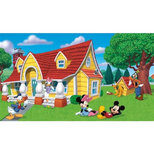 MY AGENCIES Papier peint panoramique encollé Disney Mickey et ses amis - 320 cm x 182,88 cm