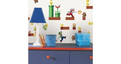 Papier peint adhésif mario bros. Nintendo - 45,72 cm x 5. 74 m