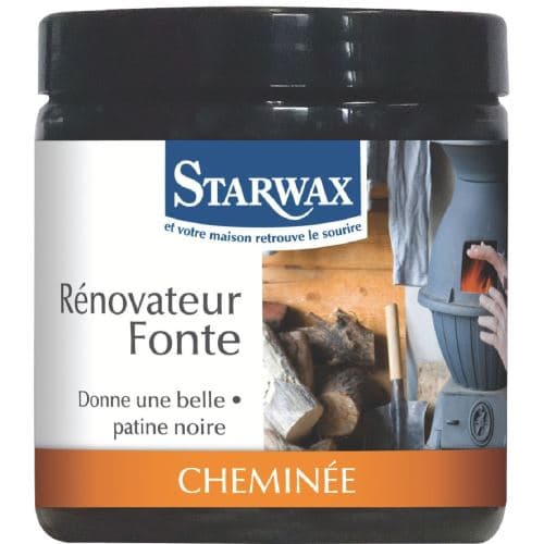 STARWAX - Rénovateur Fonte - Spécial Cheminée - 200 ml - STARWAX 012019