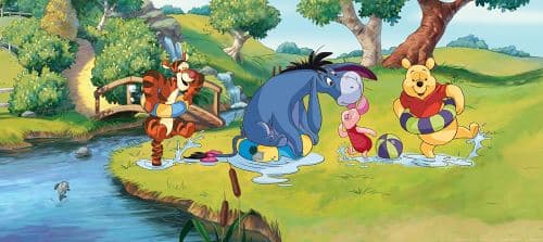 WINNIE / Poster géant Horizontal- Papier peint 202x90 cm-Décoration murale -