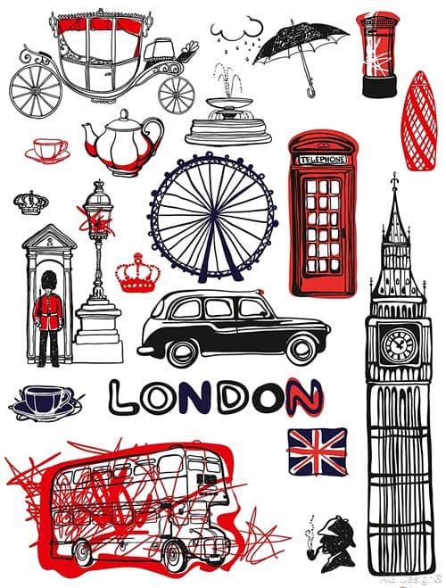 AG Design f 1038 autkleber London Stickers Mur
